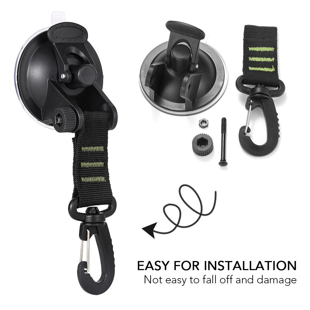 6 Móc cốc hút chân không hạng nặng xoay 360 có thể tái sử dụng