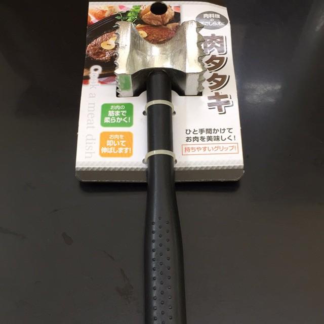 Dụng cụ dần thịt, đập tỏi inox Echo 18,5cm Nội địa Nhật Bản