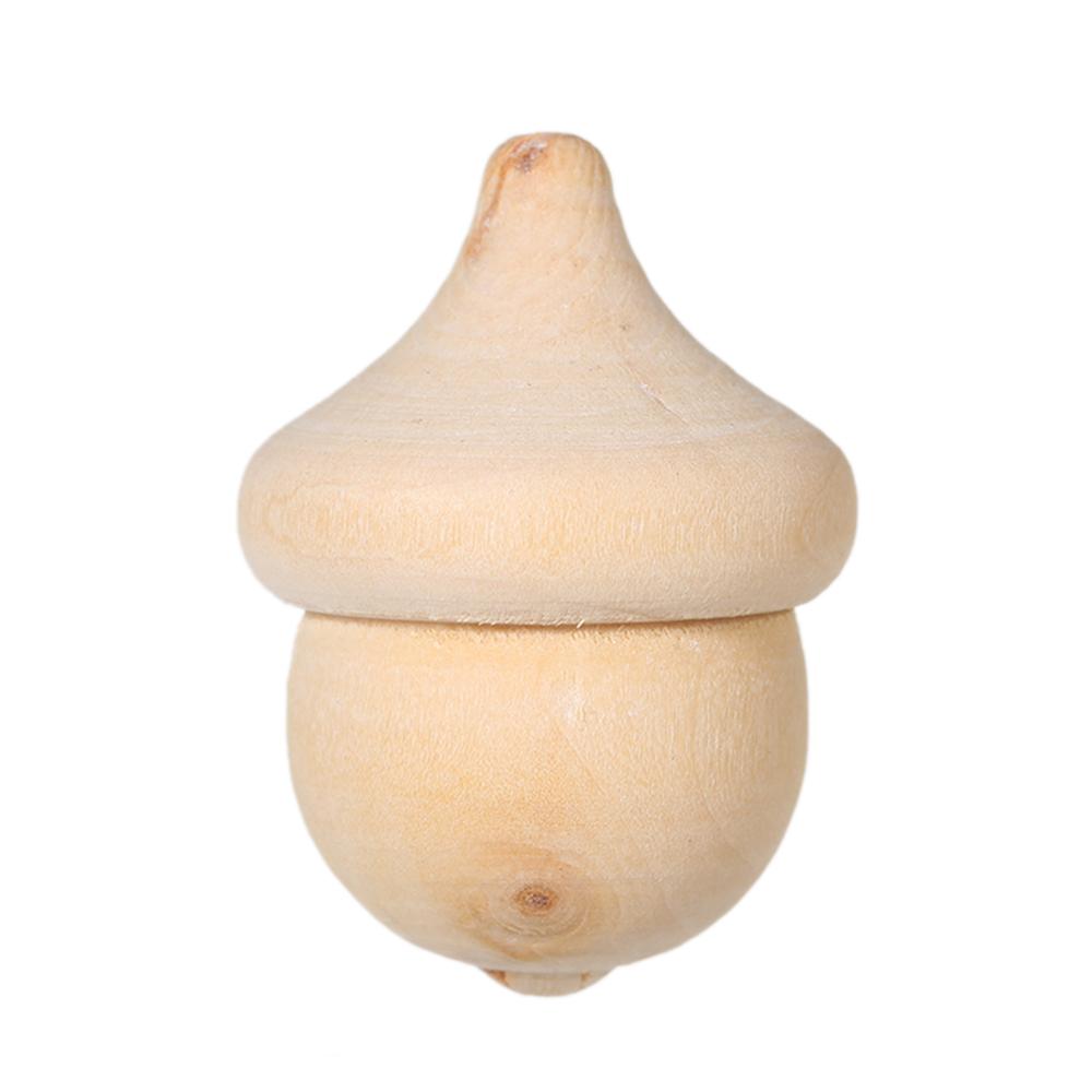 Set 10 Tượng Hạt Điều Bằng Gỗ Tự Làm Trang Trí Thủ Công