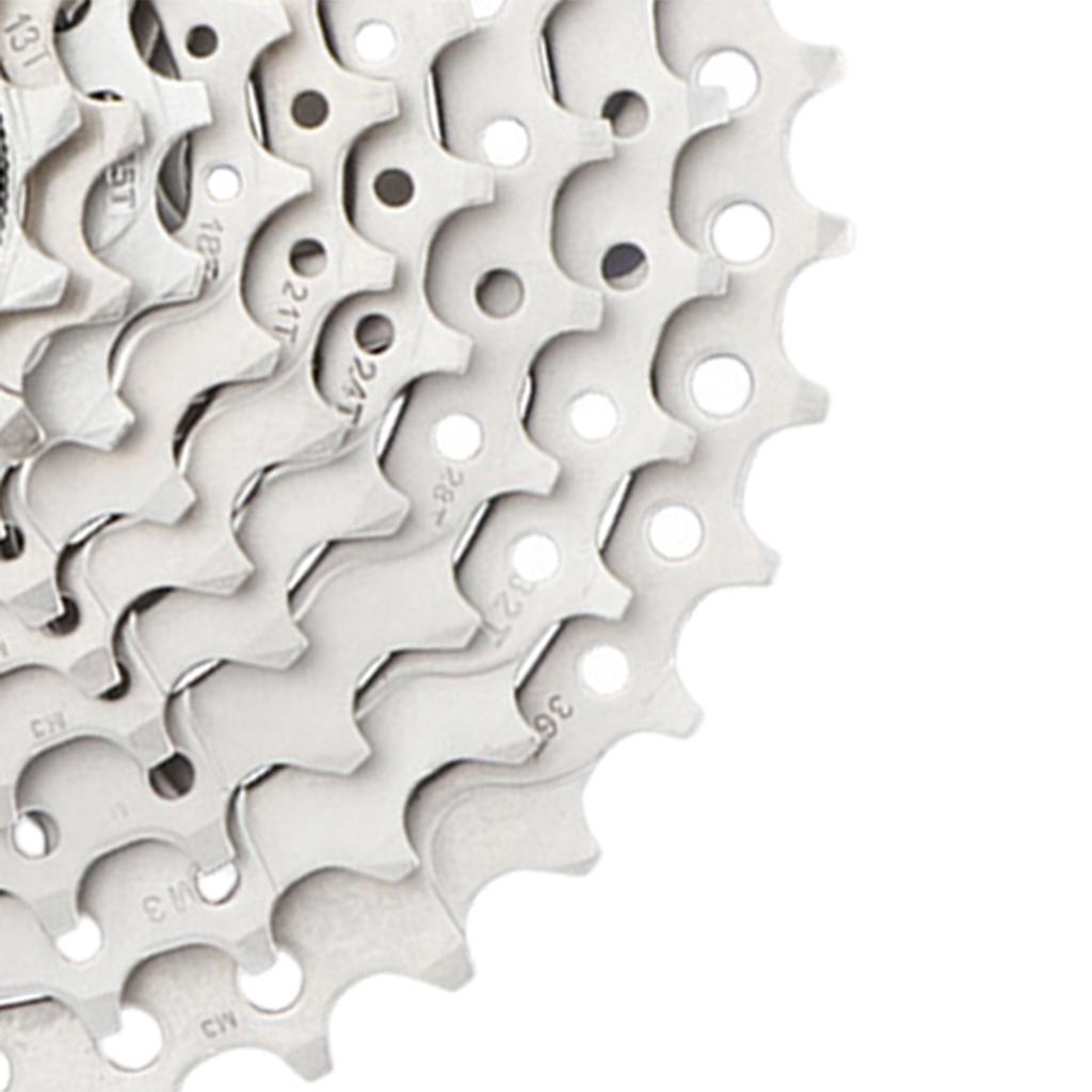 9 Speed Bike Freewheel Set Steel Bicycle Cassette Bicycle Replacement Accessory for Mountain Bikes Road Bike