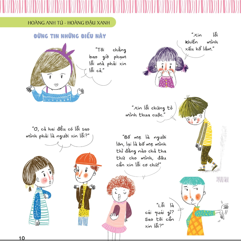 Sách Kỹ Năng Sống Dành Cho Học Sinh - Học Nói Lời Xin Lỗi (Tái Bản)