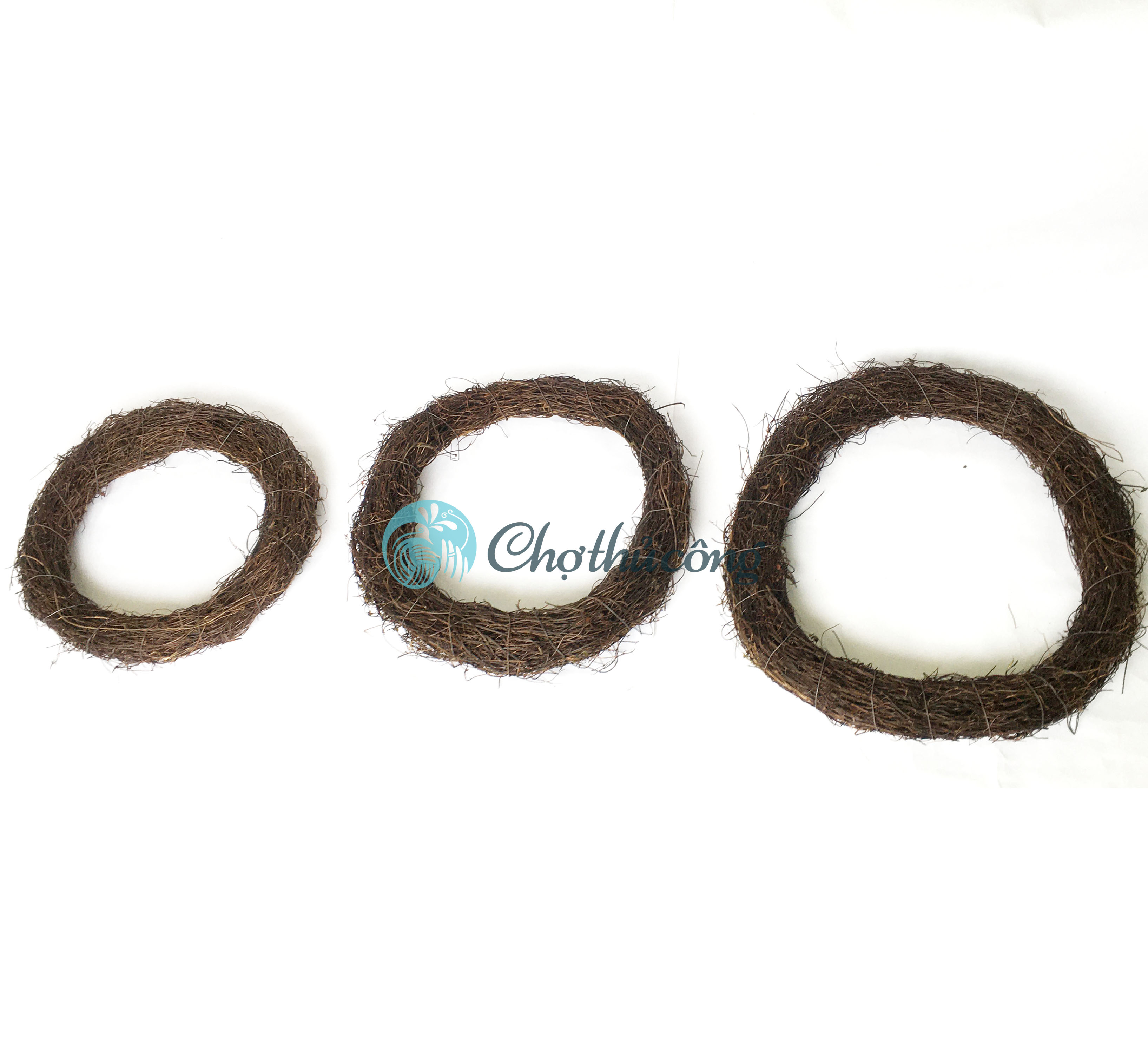 Vòng dây rừng tự nhiên làm vòng nguyệt quế, vòng hoa treo cửa, vòng hoa giả trang trí noel decor giáng sinh