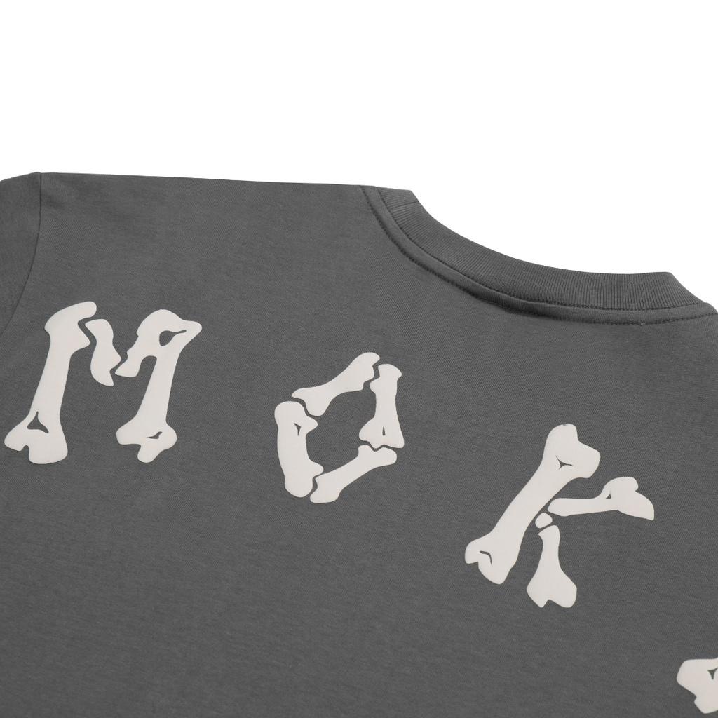 Áo thun SWE form rộng, tay lỡ SMOKED BONE TEE 100% cotton thoáng mát cao cấp, in lụa in hình độc lạ