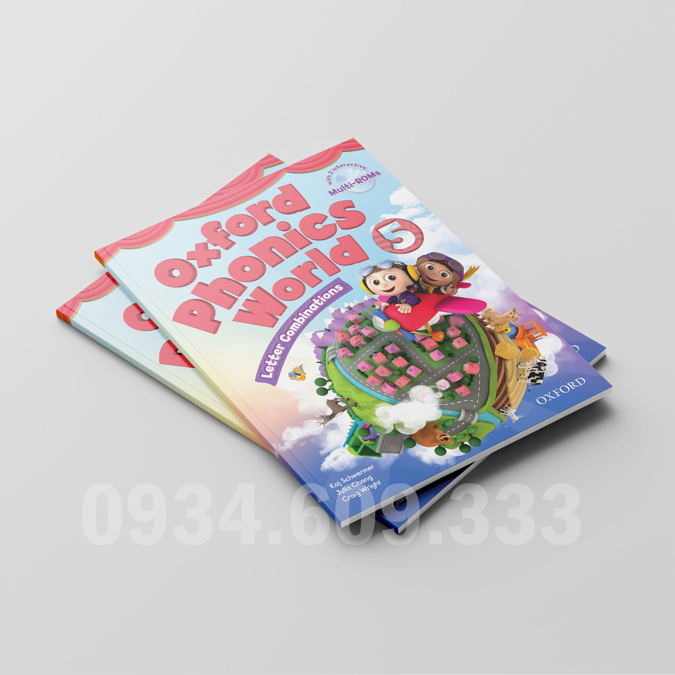 Oxford phonics world full bộ 10 cuốn Student + Workbook level 1-5