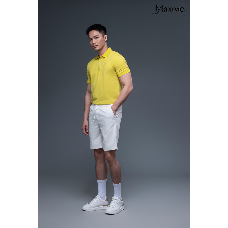Quần nam linen trắng ngắn
