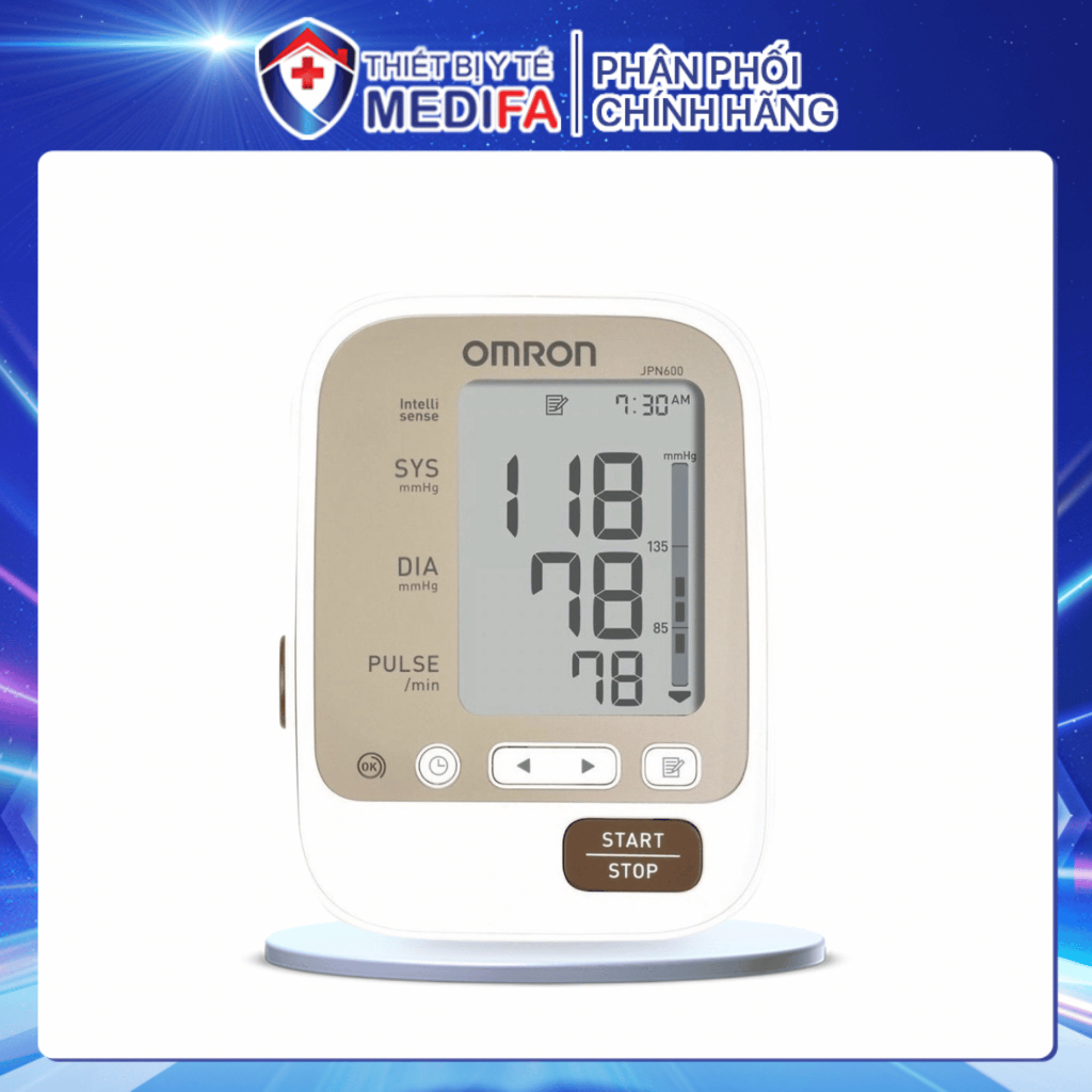 Máy Đo Huyết Áp Tự Động Bắp Tay Omron Jpn600