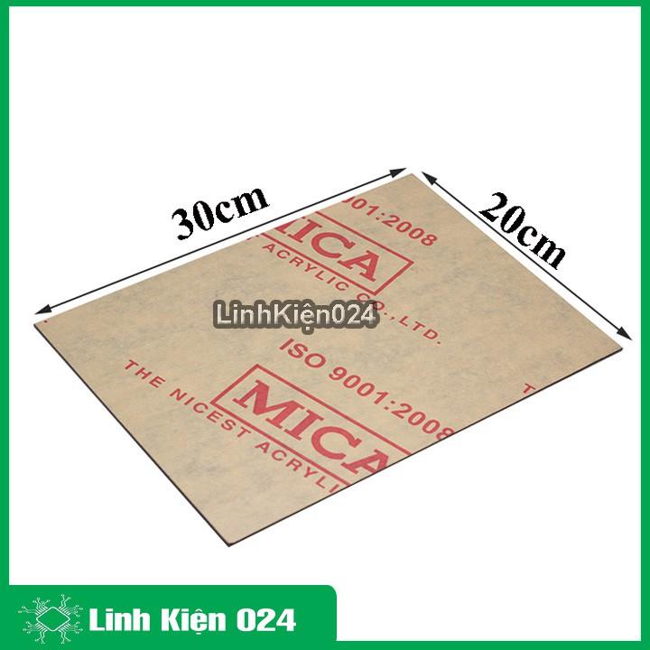 Mica Trong Đài Loan Dày 5mm Kích Thước 20x30cm