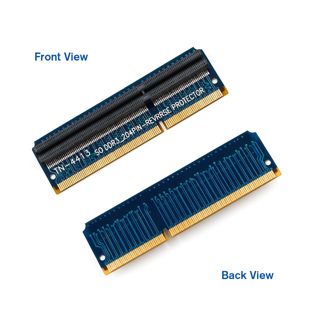 Bộ điều hợp Đảo ngược dọc TN-4413 cho máy tính xách tay SO DDR3 204PIN