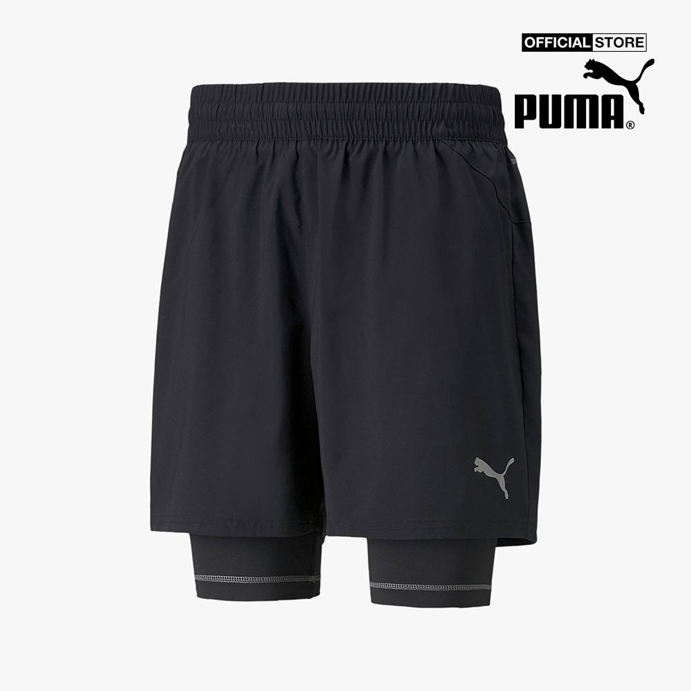 PUMA - Quần shorts thể thao nam RUN 2 In 1 5&quot; 521049