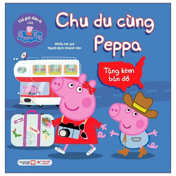 Chu Du Cùng Peppa (Tặng Kèm Bản Đồ)   - Thế Giới Diệu Kì Của Peppa Pig