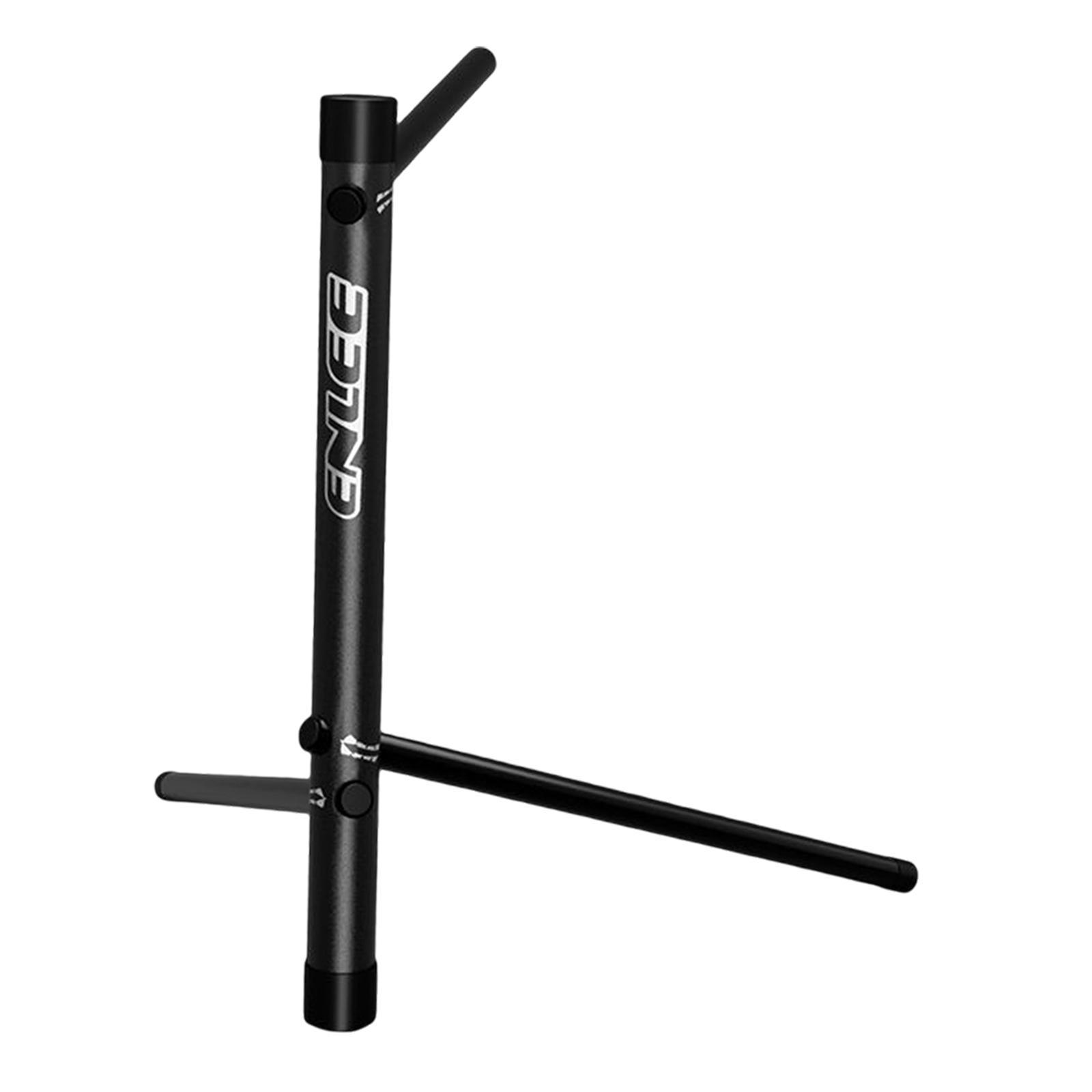 Parking Rack Stand Detachable for Cleaning Maintenance Garage Black