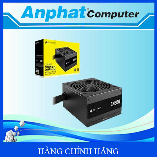 Nguồn Máy Tính Corsair CX650 650W 80 Plus Bronze – Hàng Chính Hãng
