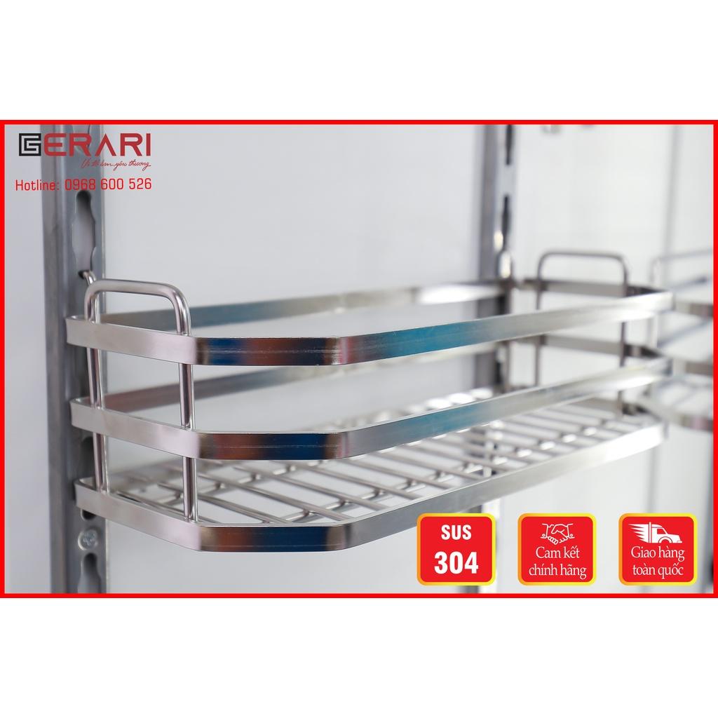 Tủ đồ khô bằng inox 2 tầng, cánh mở chất liệu inox 304 mã DK7.245/DK7.260 thương hiệu Gerar