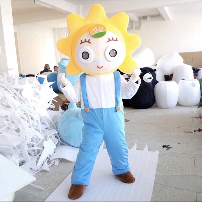 Mascot hoa mặt trời - Size từ 150cm đến 185cm - Hoá trang hoa mặt trời