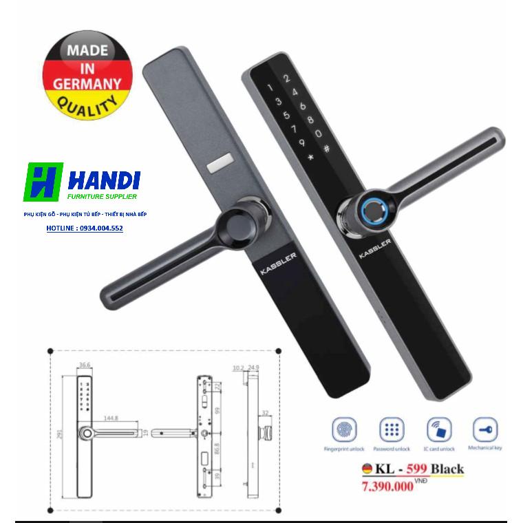 Khóa từ KASSLER KL 599 Black xuất xứ Malaysia