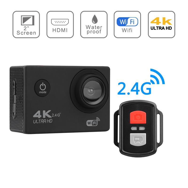 Máy ảnh hành động H9R Ultra HD 4K WiFi điều khiển từ xa Video Sports Ghi máy quay phim DVR Go Waterproof Pro Sport