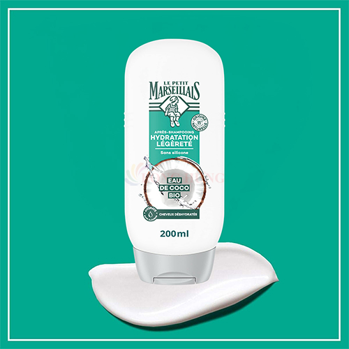 Dầu xả dưỡng ẩm hữu cơ Le Petit Marseillais (200ml) - Hàng chính hãng
