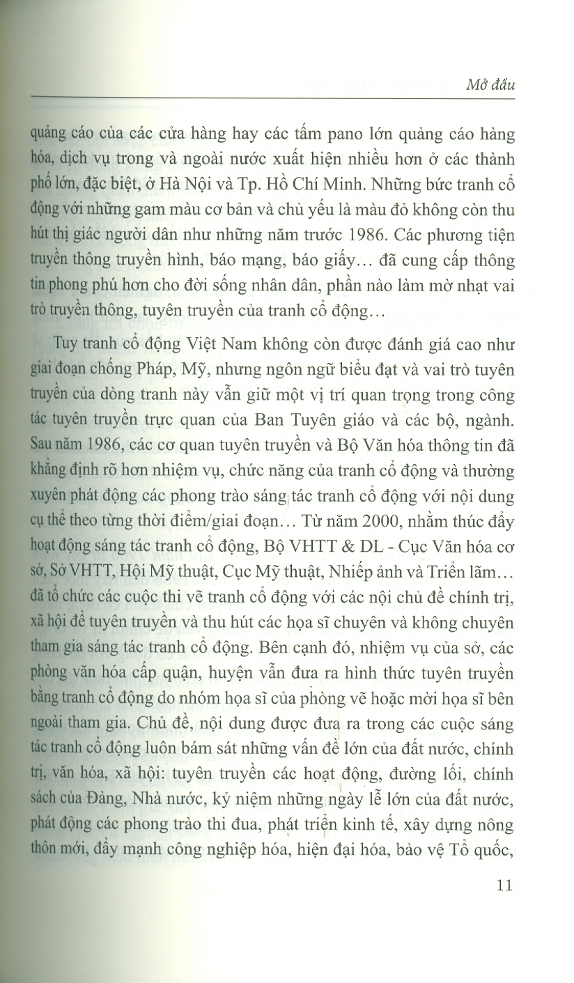 Tranh Cổ Động Việt Nam Sau Năm 1986 Từ Góc Nhìn Văn Hóa (Sách chuyên khảo)
