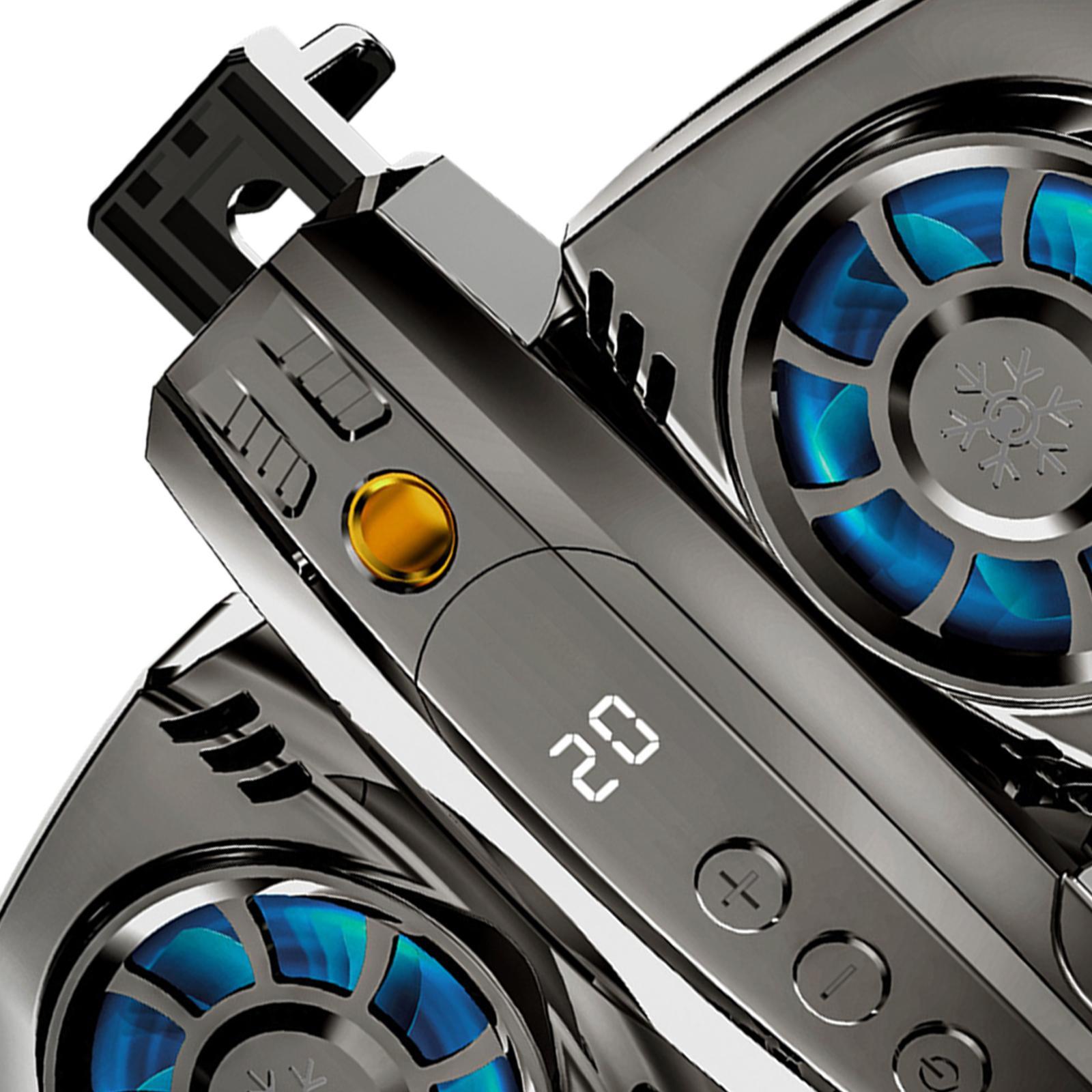 Cell Phone Cooler Semiconductors with RGB Lights Portable Heat Dissipation for