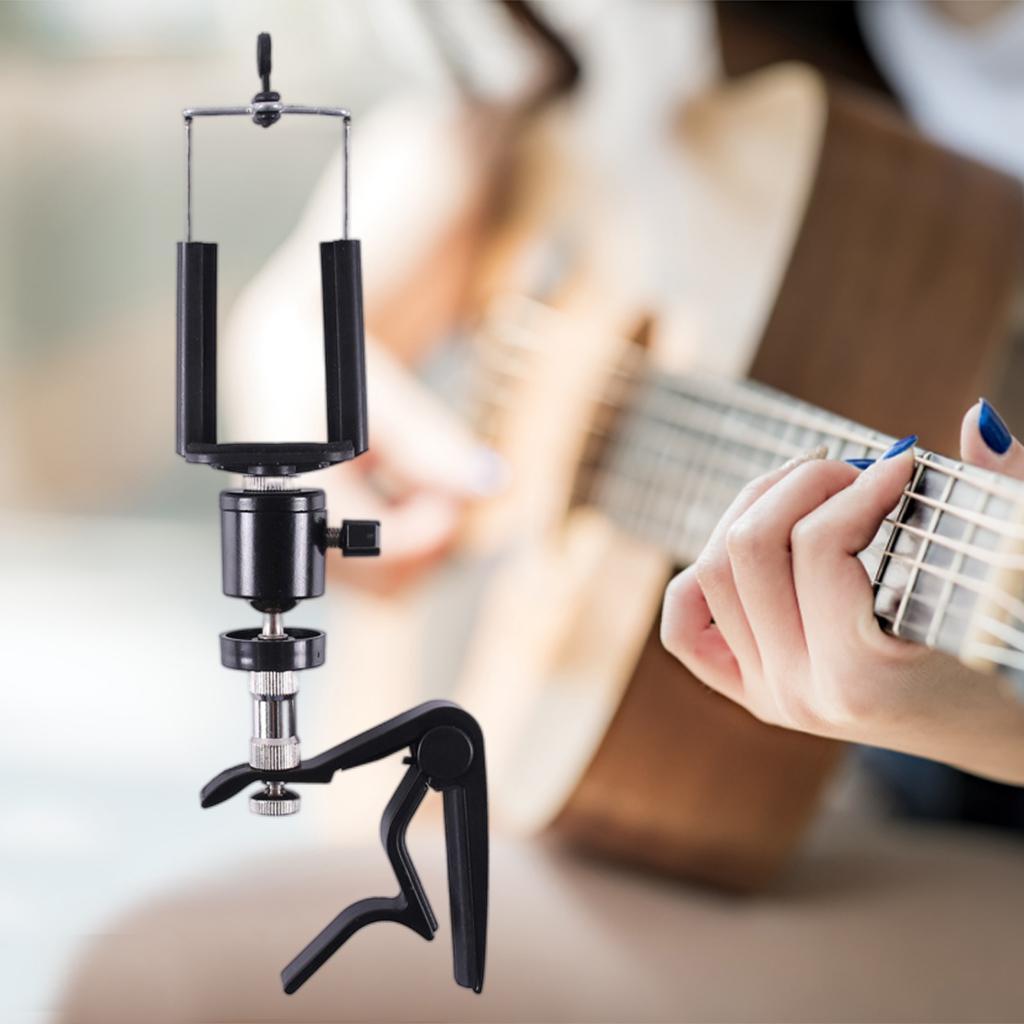 Guitar Phone Mount Headstock Neck Clamp Instrument Parts Guitar  for Gift