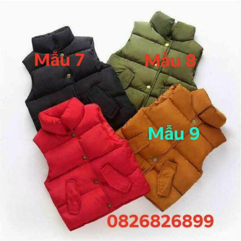 (Size 9-35kg)Sỉ Áo Gile Phao Siêu Nhẹ Mềm Cho Bé