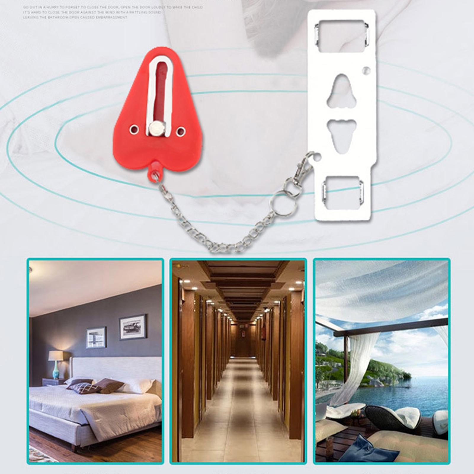 Anti- Security Portable Door Lock for Safety Personal No Drill Room