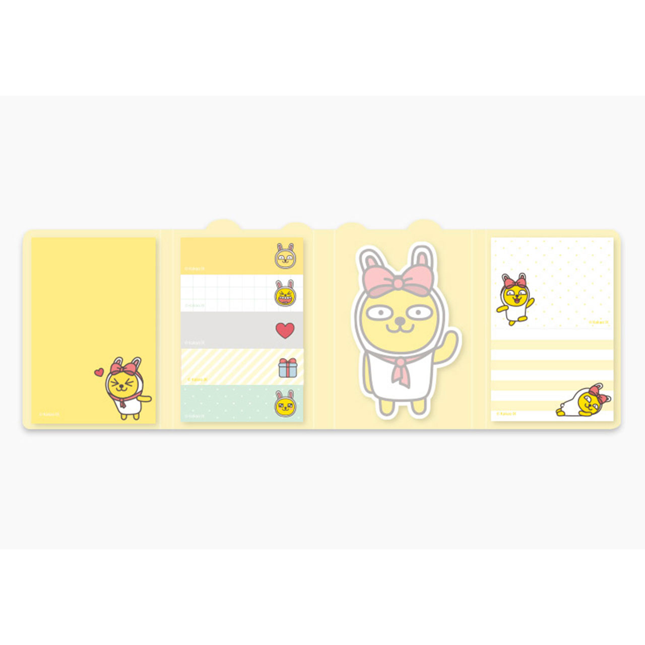 Set Giấy Ghi Chú Ribbon Muzi Kakao Friends Chính Hãng