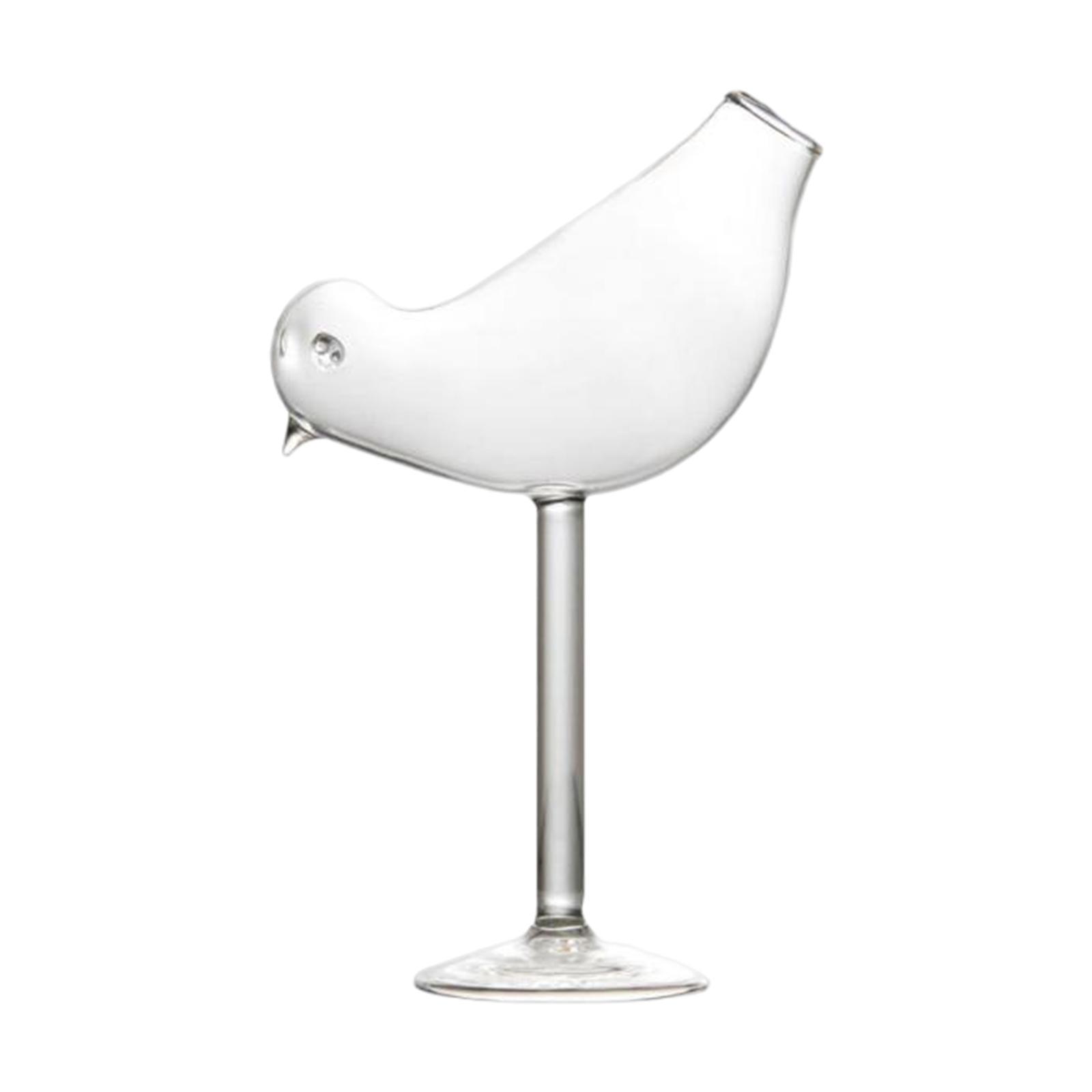 Bird Shaped Cocktail Glass juice Beverage Cups 150ml for Wedding Party