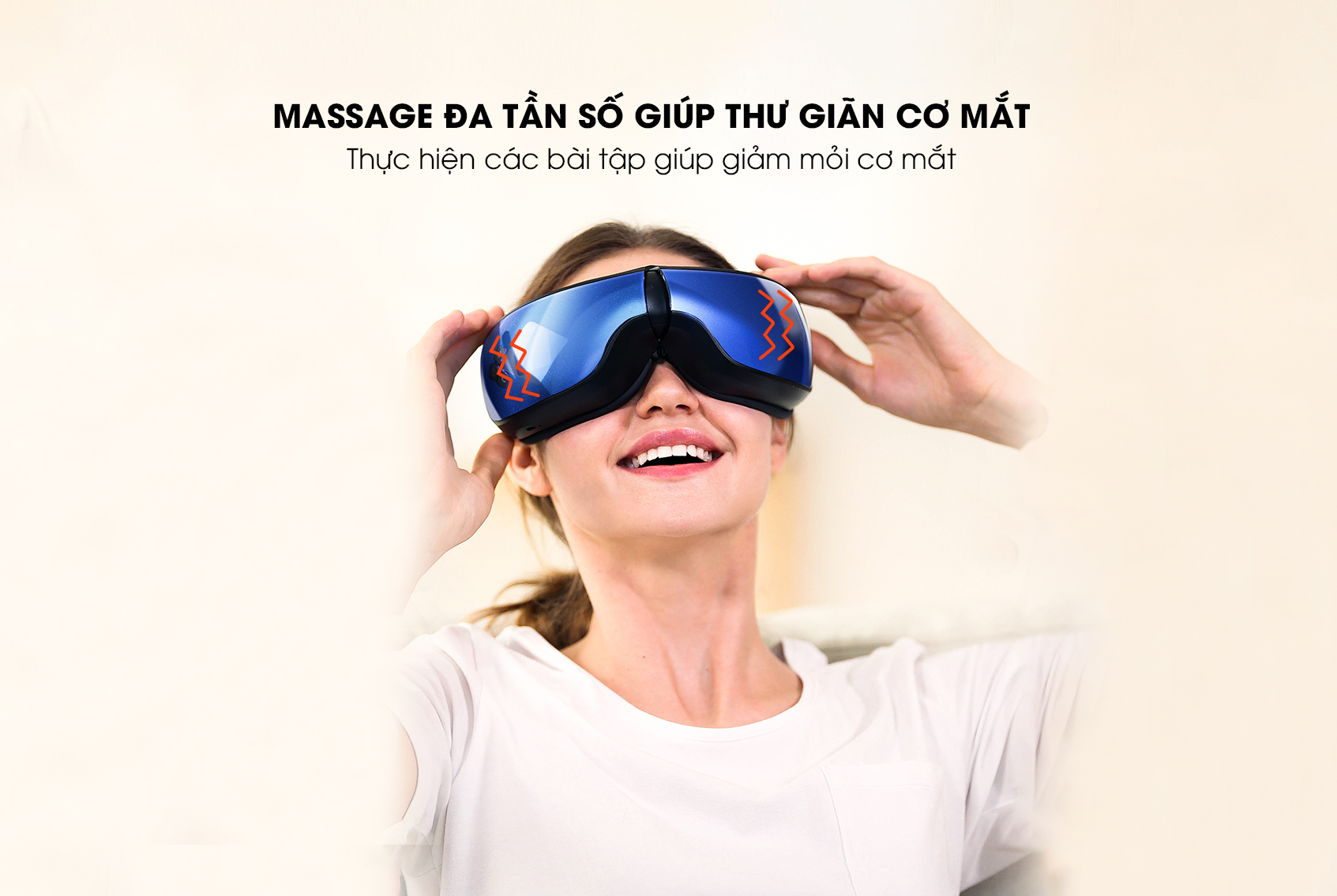 Máy massage mắt thông minh Remax RL-PC06 - Hàng chính hãng