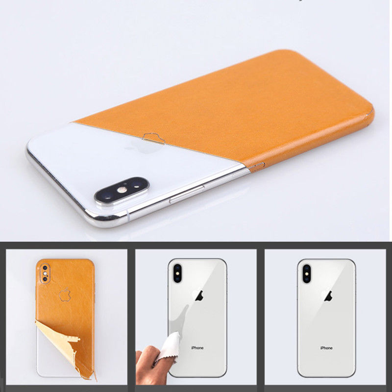 Miếng dán da mặt lưng cho iPhone X / iPhone Xs sang trọng bảo vệ 360 độ chống trầy xước - Hàng nhập khẩu