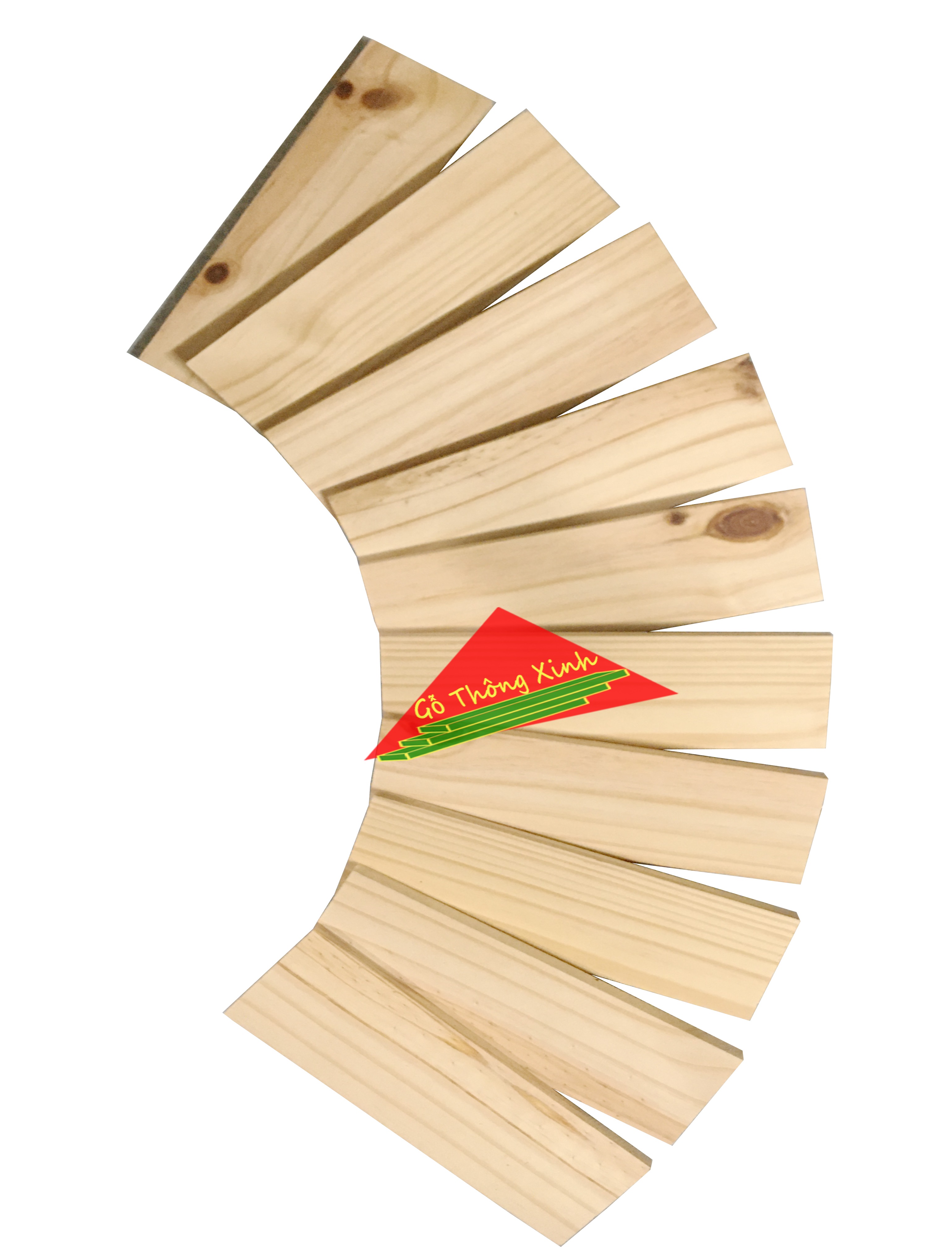 Bó 10 tấm gỗ thông mới đẹp dài 30cm, rộng 9cm, dày 1.3cm dùng làm kệ, ốp tường, trang trí