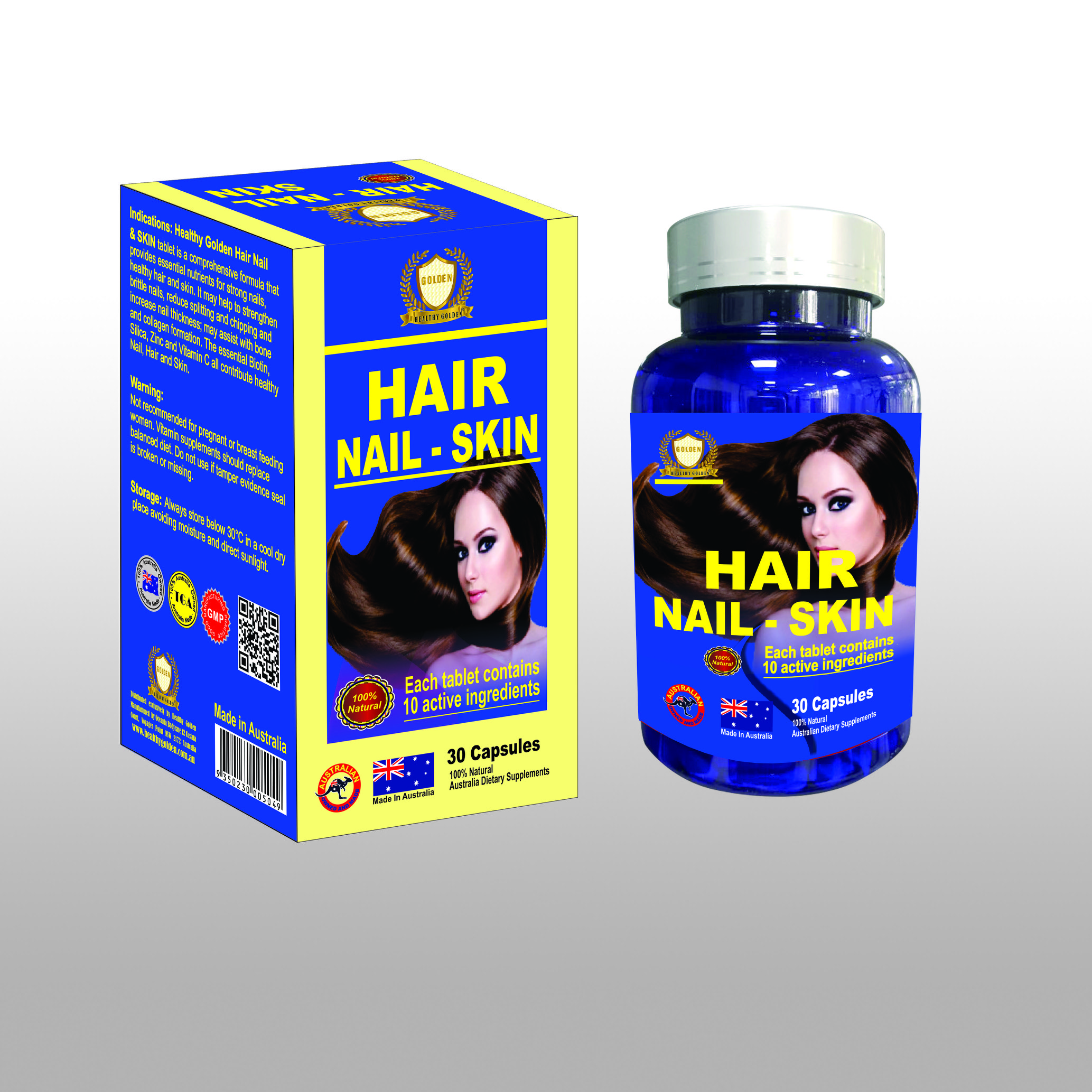 Viên uống dưỡng da tóc móng - Hair Skin Nail