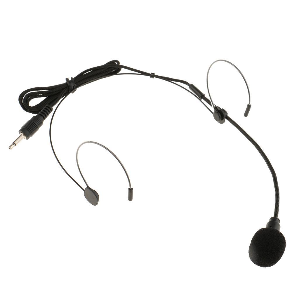 4 x 3.5mm Straight Angle Double Ear Hook Vacuum Tube Microphone