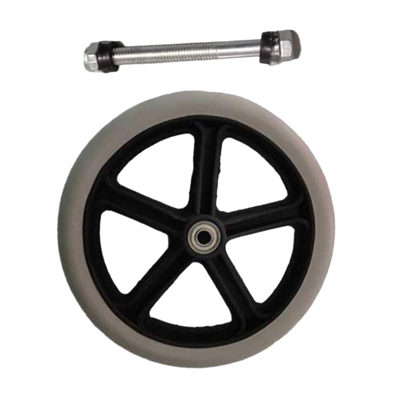 Wheelchair Front Wheels Replacement PVC for Manual Wheelchairs