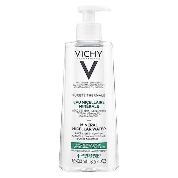 Nước tẩy trang danh da dầu Vichy Mineral Micellar Water Oily skin 400ml