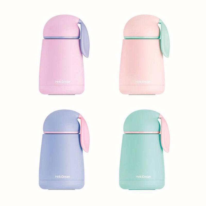 Dễ Thương 300Ml 304 Bình Giữ Nhiệt Chân Không Thép Không Gỉ Trẻ Em Thỏ Nhiệt Cốc Trẻ Em Cách Nhiệt Nhiệt Bình Cốc Tập Uống Cho Bé Cốc Du Lịch