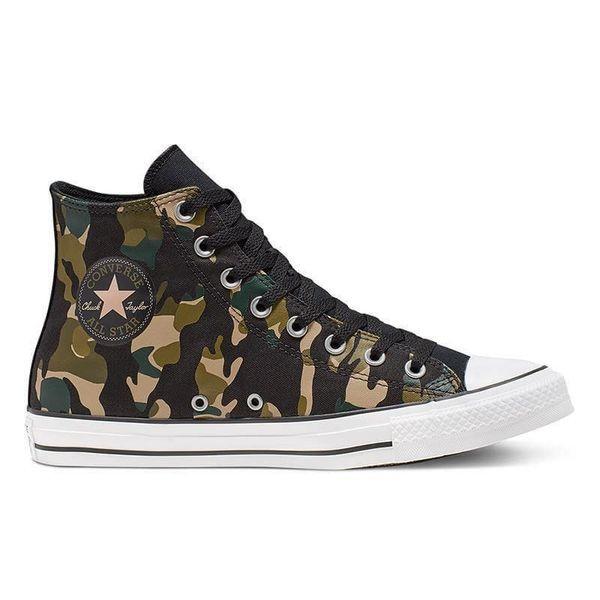 Giày sneakers Converse Camo vải canvas chính hãng full box Chuck Taylor All Star Wordmark - 166232C