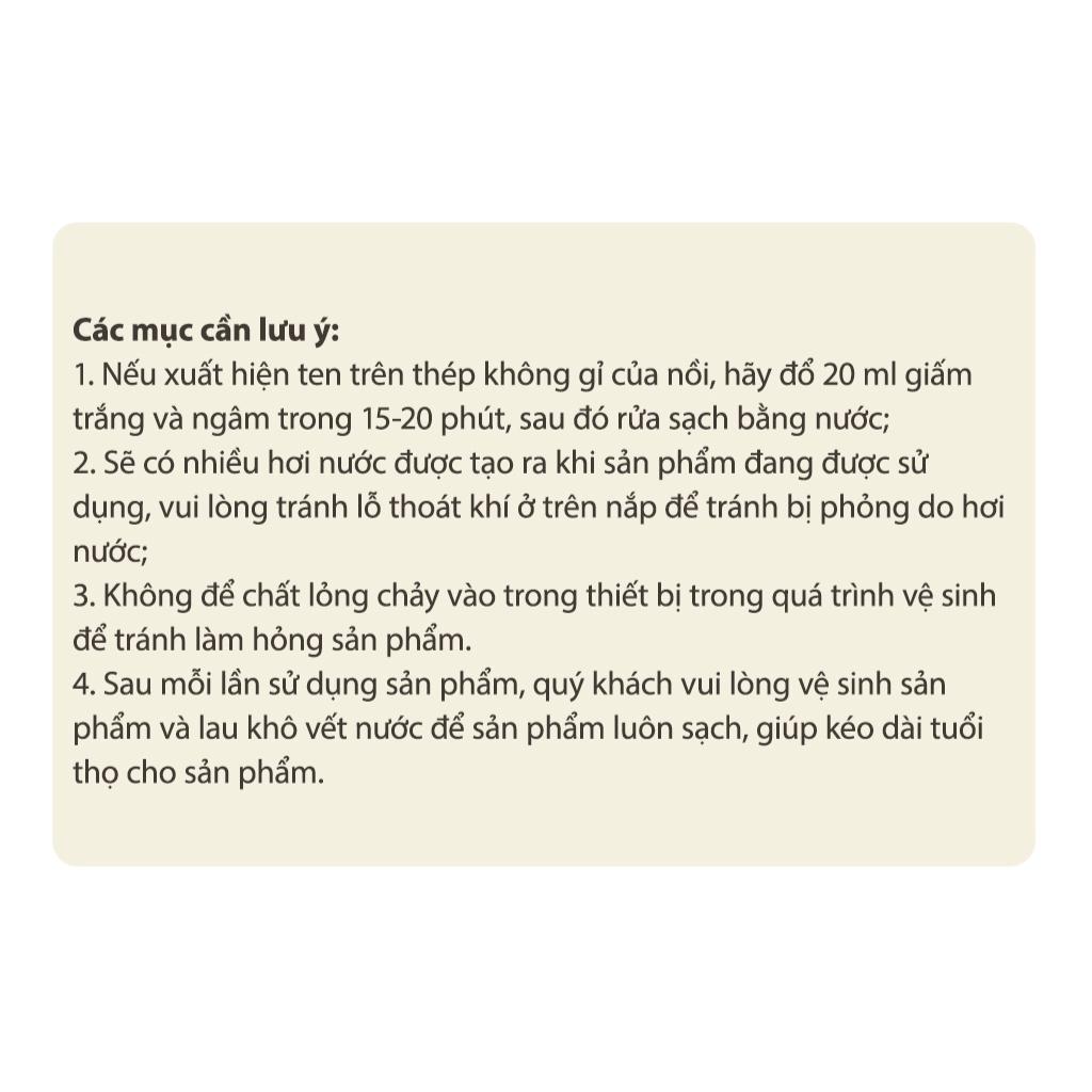 Nồi hấp và nấu lẩu điện đa năng Bear DZG-D80G5 - Hàng chính hãng