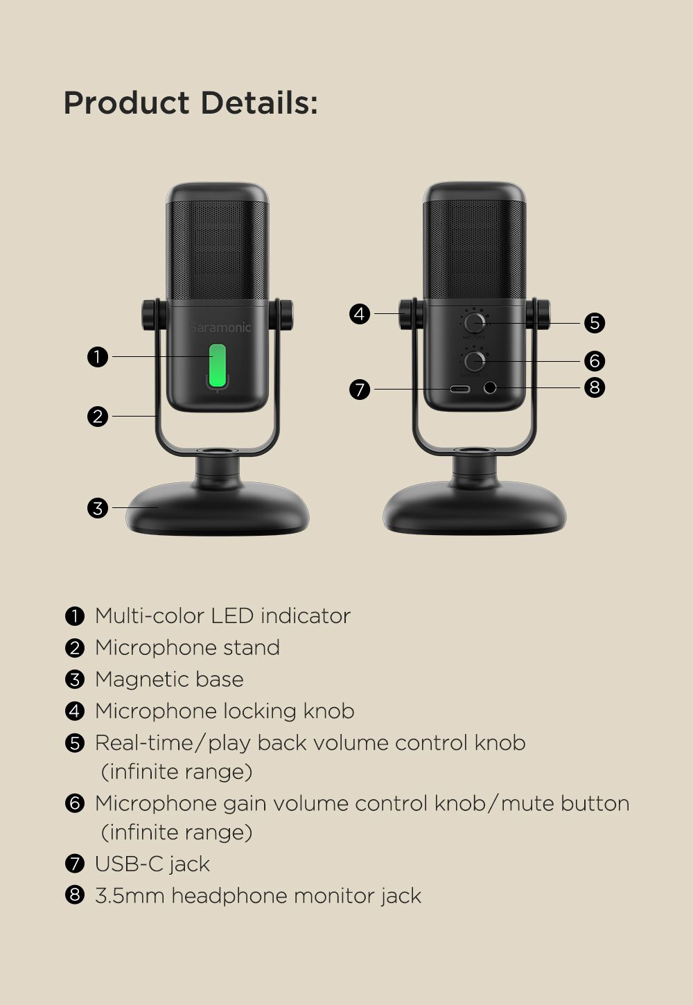 Micro Thu Âm Saramonic SR-MV2000