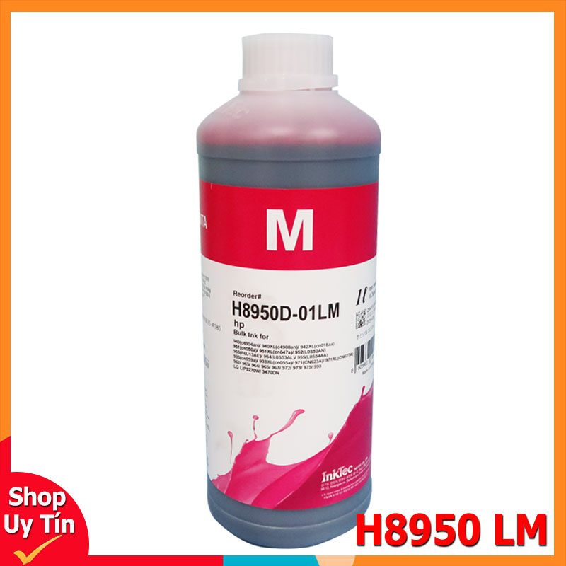 Mực nước 4 màu Dye HP-H8950 LB 1L (thương hiệu INKTEC)(hàng nhập khẩu)