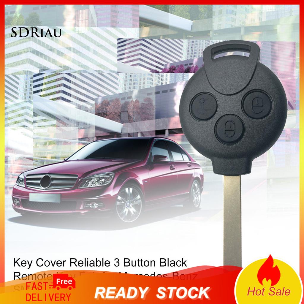 Vỏ Chìa Khóa Điều Khiển Từ Xa 3 Nút Cho Mercedes-Benz Smart Fortwo