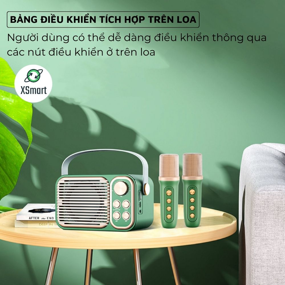 Loa Bluetooth Hát Karaoke Âm Thanh Siêu Hay YS-106BT Chỉnh Giọng Hát Pro-Hàng Chính Hãng