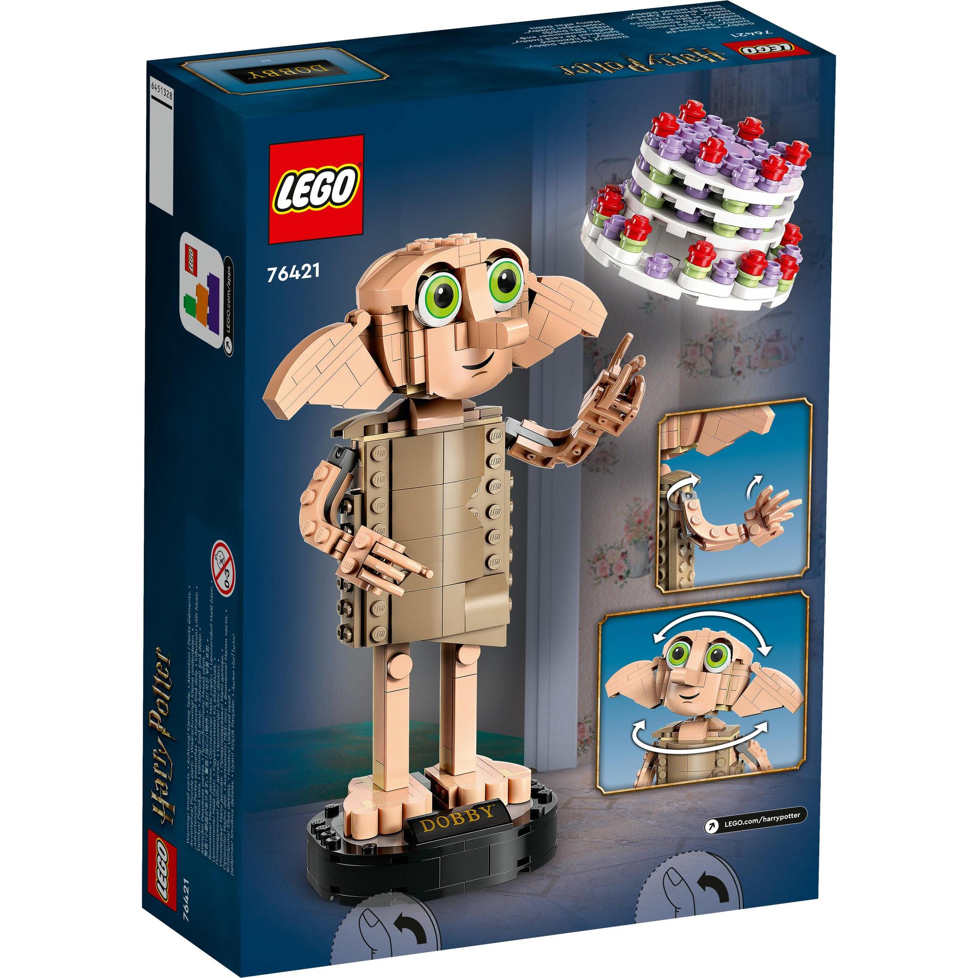 LEGO HARRY POTTER 76421 Đồ chơi lắp ráp Chú yêu tinh Dobby (403 chi tiết)