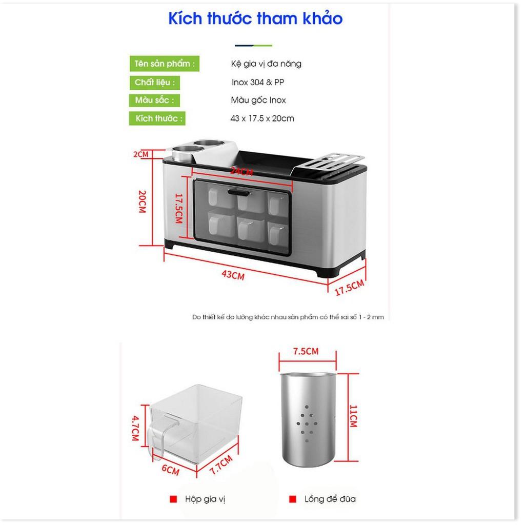 ️ Hộp Gia Vị Inox 304 Cao Cấp Hiện Đại Theo Phong Cách Châu Âu