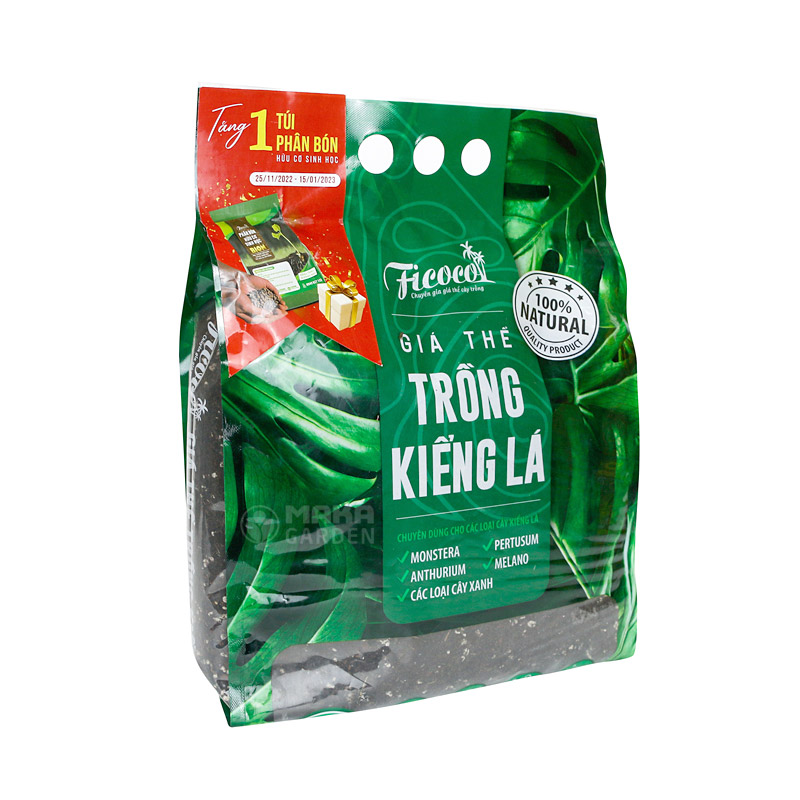 Giá thể trồng kiểng lá Ficoco