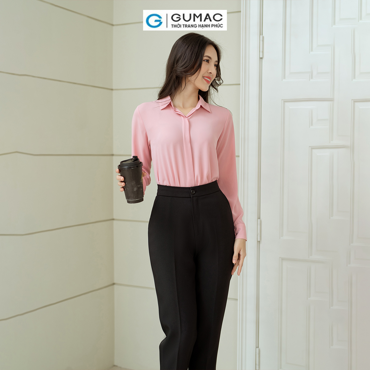 Quần tây nữ ống đứng GUMAC QD08055