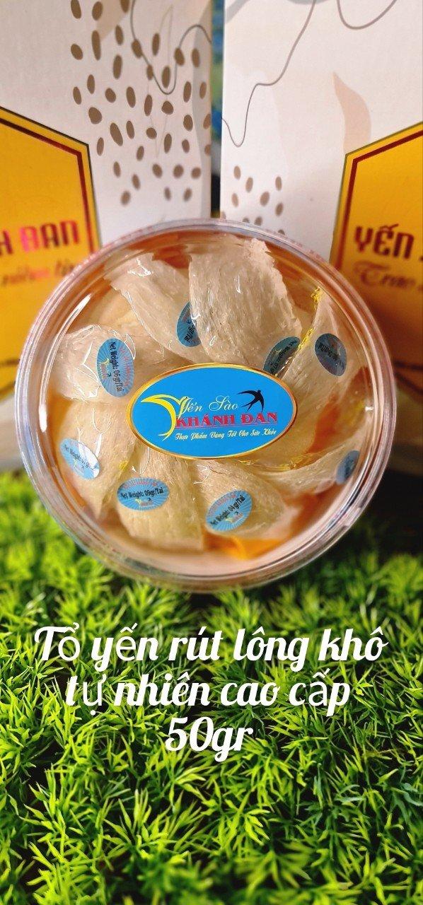 0cop 4 sao - Đặc sản Hồ Chí Minh -Tổ yến rút lông khô tự  nhiên cao cấp - 50gr