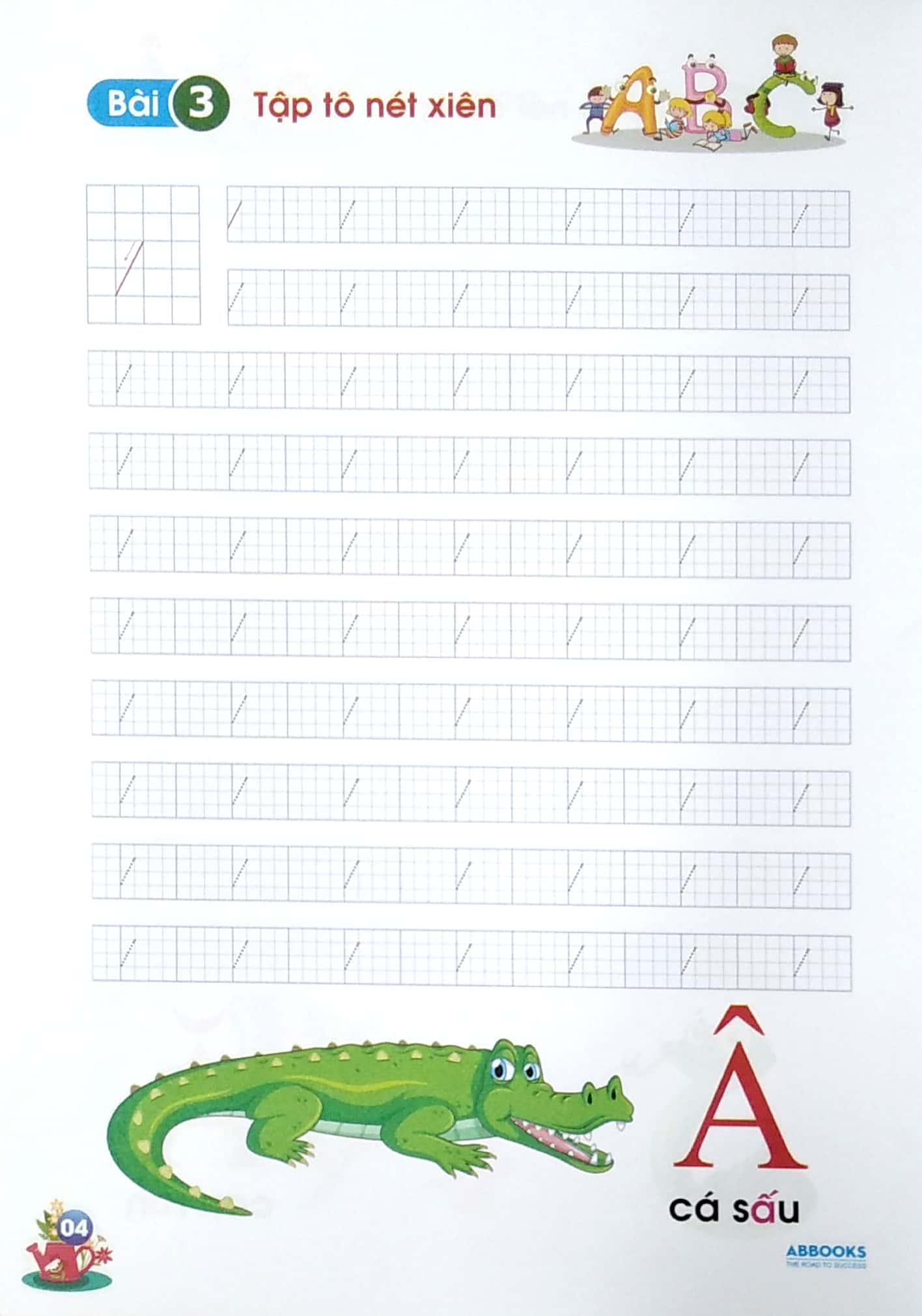 Chuẩn Bị Cho Bé Vào Lớp 1 - Vở Tập Tô - Nét Cơ Bản