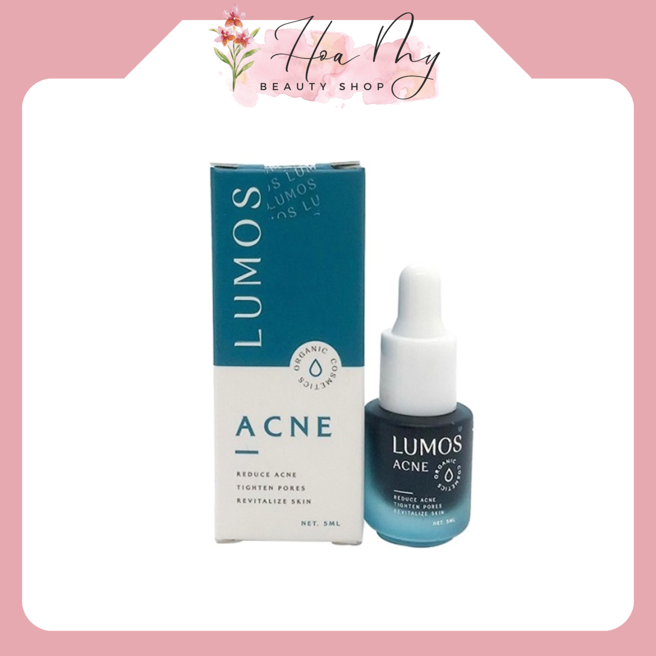 Tinh chất serum Lumos Acne ngừa mụn xoá tan nỗi lo về thâm  mẫu mới 2021 Lọ 5ml