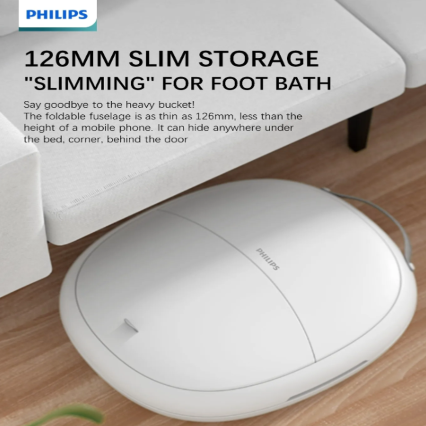 Bồn ngâm kiêm máy massage chân tự động Thương hiệu Philips Hà Lan cao cấp PPM3101F - Công suất: 75W - HÀNG NHẬP KHẨU